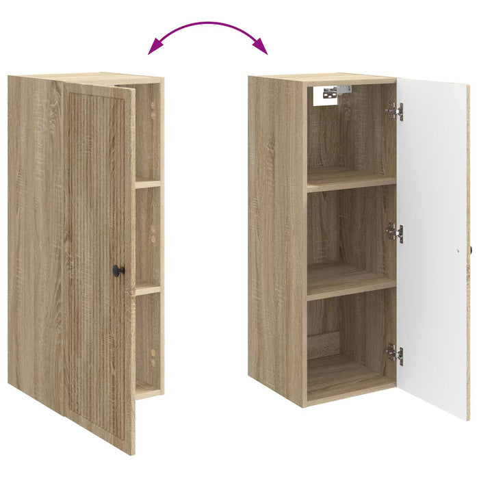 Dulap montat pe perete Stejar Sonoma 33 x 34,5 x 90 cm - WALTI WALTI