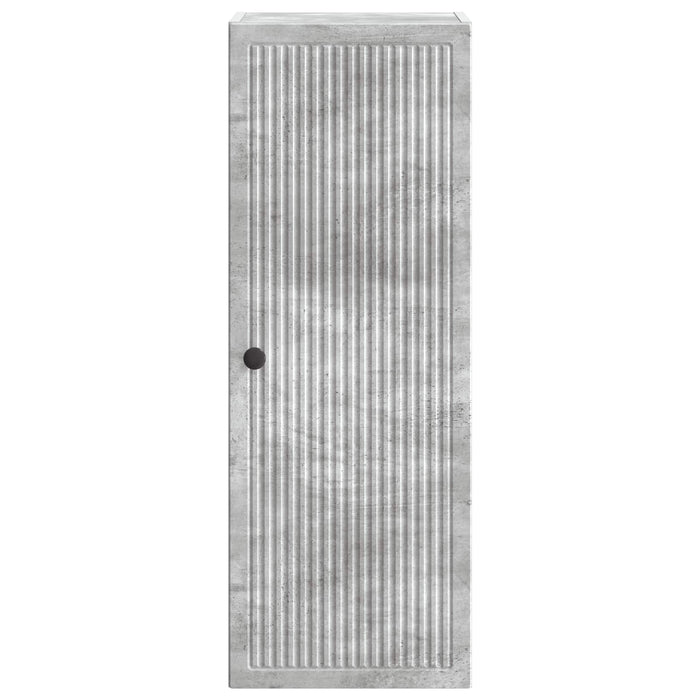 Dulap montat pe perete Gri Beton 33 x 34,5 x 90 cm - WALTI WALTI
