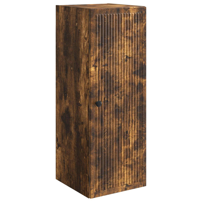 Dulap montat pe perete Stejar fumuriu 33 x 34,5 x 90 cm - WALTI WALTI
