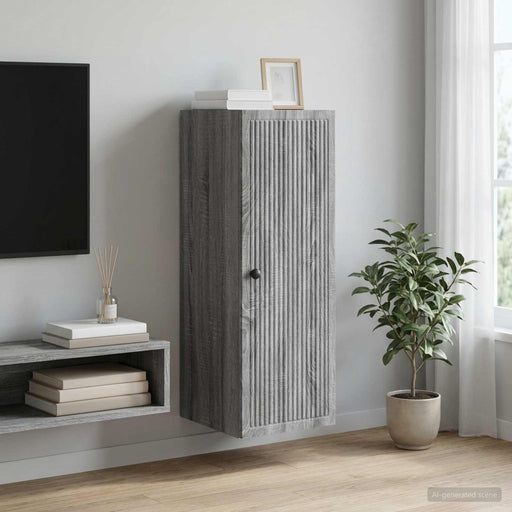 Dulap montat pe perete Sonoma gri 33 x 34,5 x 90 cm - WALTI WALTI