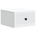 Dulap de noapte suspendat Alb 33 x 34,5 x 20 cm Lemn prelucrat - WALTI WALTI