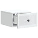 Dulap de noapte suspendat cu sertar 2 pcs Alb 33 x 34,5 x 20 cm - WALTI WALTI