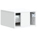 Dulap de noapte suspendat cu sertar 2 pcs Alb 33 x 34,5 x 20 cm - WALTI WALTI