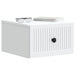 Dulap de noapte suspendat cu sertar 2 pcs Alb 33 x 34,5 x 20 cm - WALTI WALTI