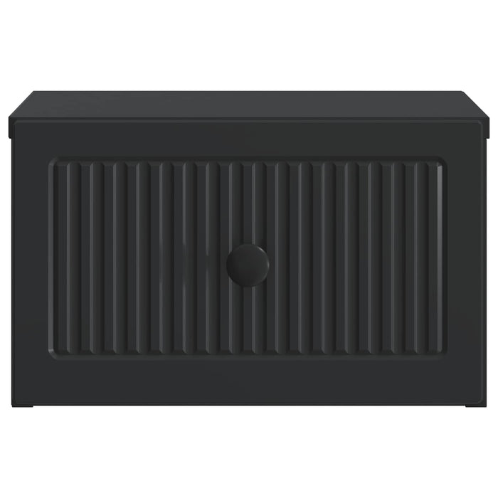 Dulap de noapte suspendat cu sertar Negru 33 x 34,5 x 20 cm - WALTI WALTI