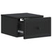 Dulap de noapte suspendat 2 pcs Negru 33 x 34,5 x 20 cm - WALTI WALTI