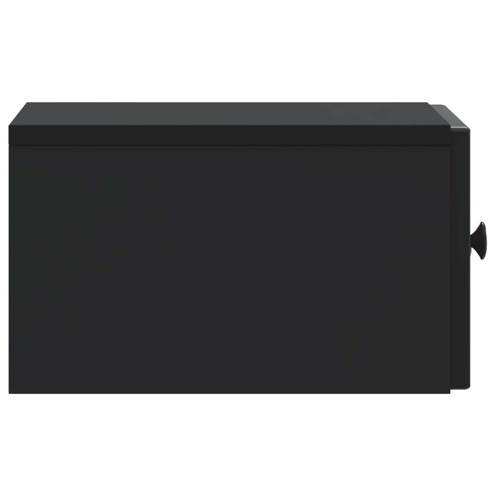 Dulap de noapte suspendat 2 pcs Negru 33 x 34,5 x 20 cm - WALTI WALTI