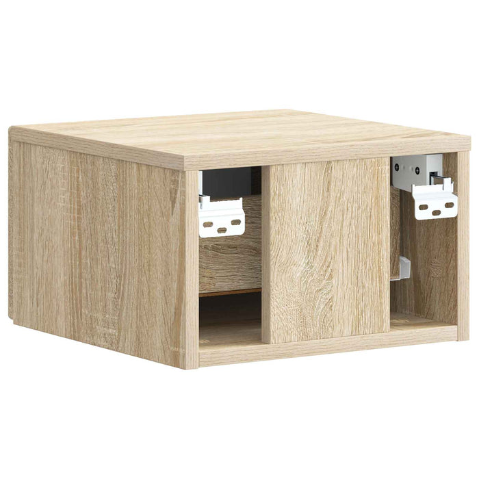 Dulap de noapte suspendat 2 pcs Stejar Sonoma 33 x 34,5 x 20 cm - WALTI WALTI