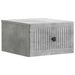 Dulap de noapte suspendat cu sertar Gri Beton 33 x 34,5 x 20 cm - WALTI WALTI