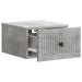 Dulap de noapte suspendat cu sertar Gri Beton 33 x 34,5 x 20 cm - WALTI WALTI