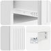 Dulap de noapte suspendat cu sertar 2 pcs Alb foarte lucios - WALTI WALTI