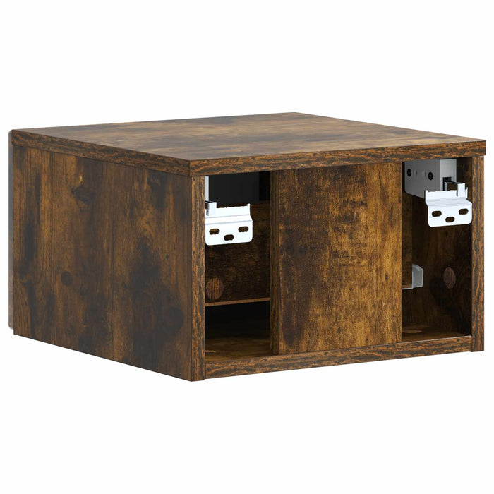 Dulap de noapte suspendat Stejar fumuriu 33 x 34,5 x 20 cm - WALTI WALTI