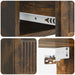 Dulap de noapte suspendat 2 pcs Stejar fumuriu Lemn prelucrat - WALTI WALTI