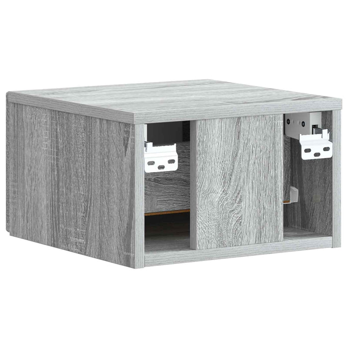Dulap de noapte suspendat Sonoma gri 33 x 34,5 x 20 cm - WALTI WALTI