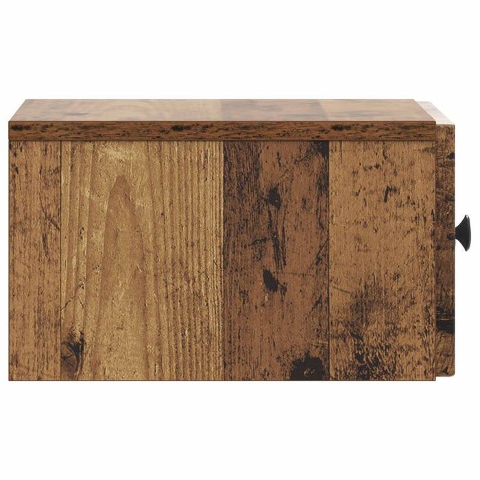 Dulap de noapte suspendat Lemn vechi 33 x 34,5 x 20 cm - WALTI WALTI