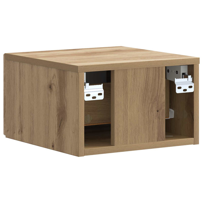 Dulap de noapte suspendat Stejar Artizanal 33 x 34,5 x 20 cm - WALTI WALTI