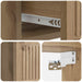 Dulap de noapte suspendat 2 pcs Stejar Artizanal Lemn prelucrat - WALTI WALTI