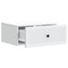 Dulap de noapte cu sertar Alb 49 x 34,5 x 20 cm Lemn prelucrat - WALTI WALTI