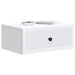 Dulap de noapte cu sertar Alb 49 x 34,5 x 20 cm Lemn prelucrat - WALTI WALTI
