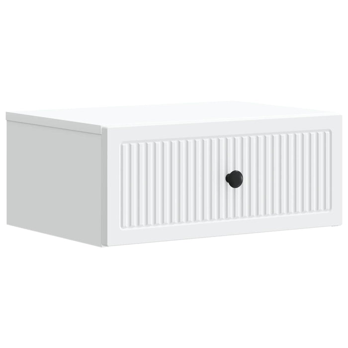 Dulap de noapte 2 pcs Alb 49 x 34,5 x 20 cm Lemn prelucrat - WALTI WALTI