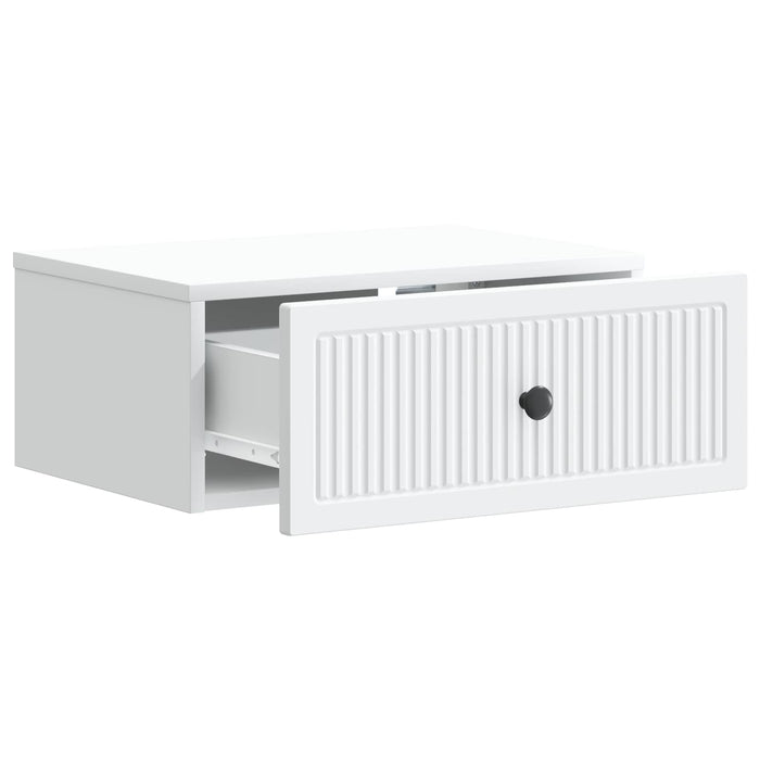 Dulap de noapte 2 pcs Alb 49 x 34,5 x 20 cm Lemn prelucrat - WALTI WALTI