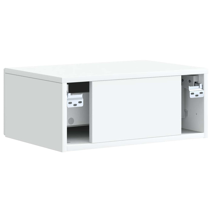 Dulap de noapte 2 pcs Alb 49 x 34,5 x 20 cm Lemn prelucrat - WALTI WALTI