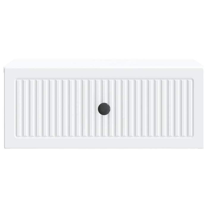 Dulap de noapte 2 pcs Alb 49 x 34,5 x 20 cm Lemn prelucrat - WALTI WALTI