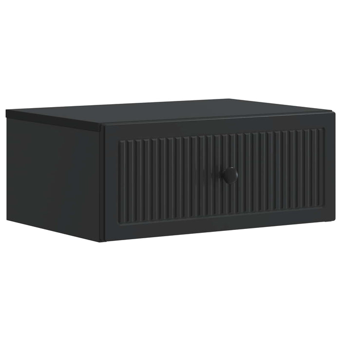 Dulap de noapte Negru 49 x 34,5 x 20 cm Lemn prelucrat - WALTI WALTI