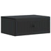 Dulap de noapte Negru 49 x 34,5 x 20 cm Lemn prelucrat - WALTI WALTI