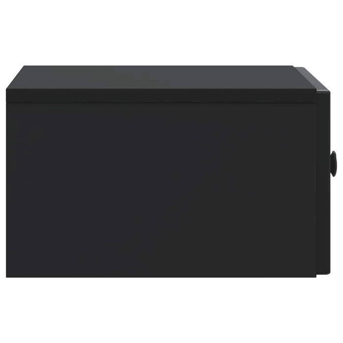 Dulap de noapte Negru 49 x 34,5 x 20 cm Lemn prelucrat - WALTI WALTI