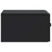 Dulap de noapte 2 pcs Negru 49 x 34,5 x 20 cm Lemn prelucrat - WALTI WALTI