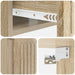 Dulap de noapte Stejar Sonoma 49 x 34,5 x 20 cm Lemn prelucrat - WALTI WALTI