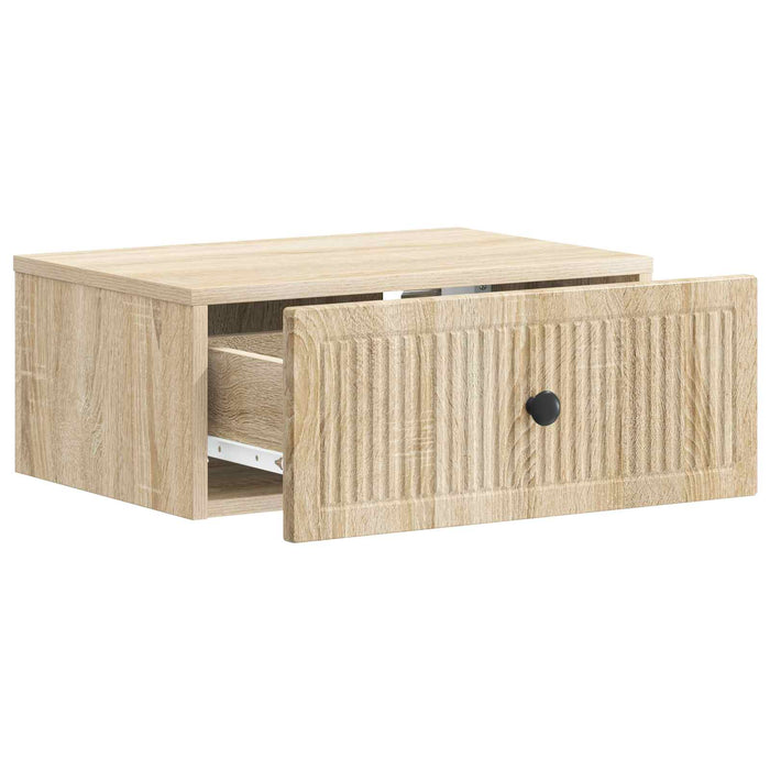 Dulap de noapte Stejar Sonoma 49 x 34,5 x 20 cm Lemn prelucrat - WALTI WALTI