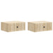 Dulap de noapte cu sertar 2 pcs Stejar Sonoma 49 x 34,5 x 20 cm - WALTI WALTI