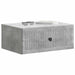 Dulap de noapte Gri Beton 49 x 34,5 x 20 cm Lemn prelucrat - WALTI WALTI