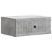 Dulap de noapte cu sertar 2 pcs Gri Beton 49 x 34,5 x 20 cm - WALTI WALTI
