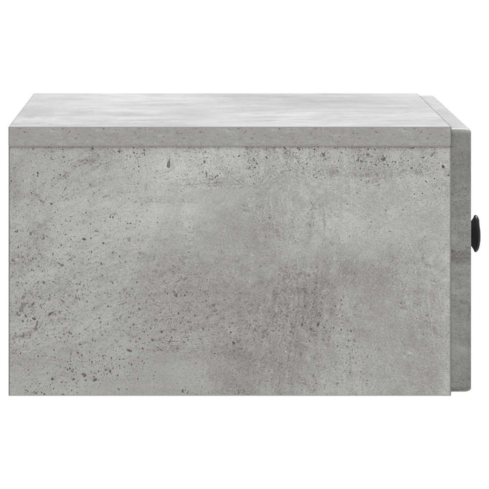 Dulap de noapte cu sertar 2 pcs Gri Beton 49 x 34,5 x 20 cm - WALTI WALTI