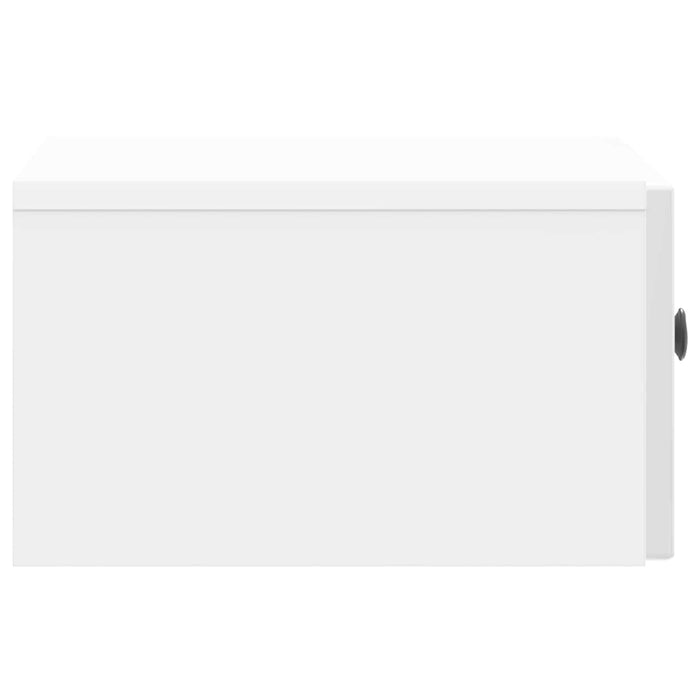 Dulap de noapte cu sertar Alb foarte lucios 49 x 34,5 x 20 cm - WALTI WALTI