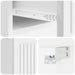 Dulap de noapte 2 pcs Alb foarte lucios 49 x 34,5 x 20 cm - WALTI WALTI