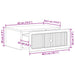 Dulap de noapte 2 pcs Stejar fumuriu 49 x 34,5 x 20 cm - WALTI WALTI