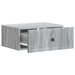 Dulap de noapte Sonoma gri 49 x 34,5 x 20 cm Lemn prelucrat - WALTI WALTI