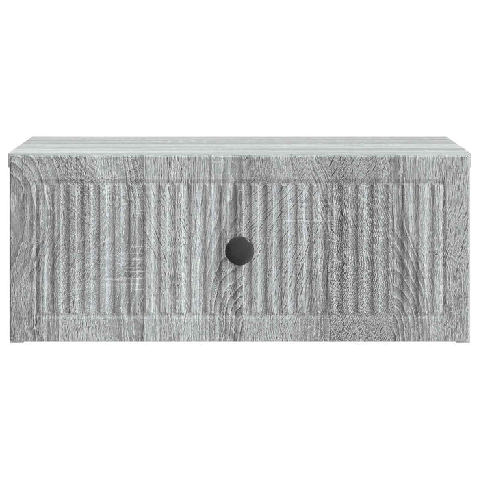 Dulap de noapte cu sertar 2 pcs Sonoma gri 49 x 34,5 x 20 cm - WALTI WALTI