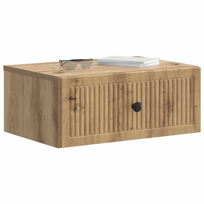 Dulap de noapte cu sertar Stejar Artizanal 49 x 34,5 x 20 cm - WALTI WALTI