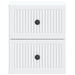 Dulap de noapte suspendat Alb 33 x 34,5 x 40 cm Lemn prelucrat - WALTI WALTI