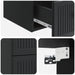 Dulap de noapte suspendat cu sertar Negru 33 x 34,5 x 40 cm - WALTI WALTI