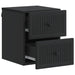 Dulap de noapte suspendat cu sertar Negru 33 x 34,5 x 40 cm - WALTI WALTI