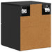 Dulap de noapte suspendat cu sertar Negru 33 x 34,5 x 40 cm - WALTI WALTI