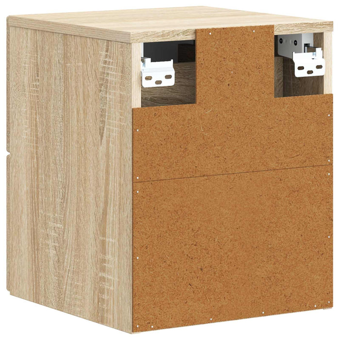 Dulap de noapte suspendat Stejar Sonoma 33 x 34,5 x 40 cm - WALTI WALTI