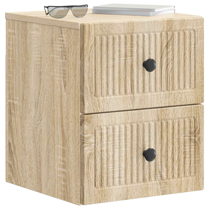 Dulap de noapte suspendat Stejar Sonoma 33 x 34,5 x 40 cm - WALTI WALTI
