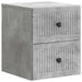 Dulap de noapte suspendat cu sertar Gri Beton 33 x 34,5 x 40 cm - WALTI WALTI